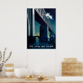 ヴィンテージ1951年Aage Rasmussenデンマークの州鉄道 ポスター (キッチン)