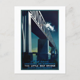 ヴィンテージ1951年Aage Rasmussenデンマークの州鉄道 ポストカード