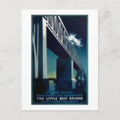 ヴィンテージ1951年Aage Rasmussenデンマークの州鉄道 ポストカード (正面)