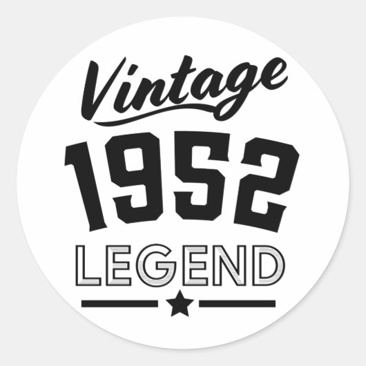 ヴィンテージ1952伝説 ラウンドシール (正面)