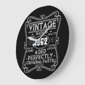 ヴィンテージ1952年レトロクラシック ラージ壁時計 (傾斜)