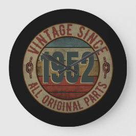 ヴィンテージ1952年以来すべてのオリジナル部品 ラージ壁時計