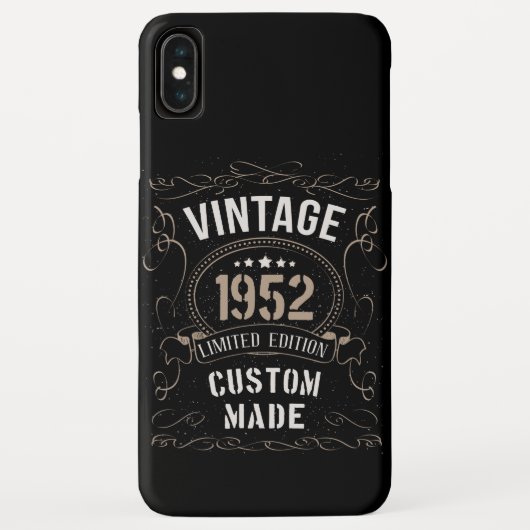 ヴィンテージ1952年限定版カスタム製 Case-Mate iPhoneケース (裏面)