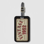 ヴィンテージ1952限定版すべてのオリジナルパーツ ラゲッジタグ (正面縦)