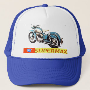 "ヴィンテージ1953-NSU SUPERMAXオートバイ広告" キャップ