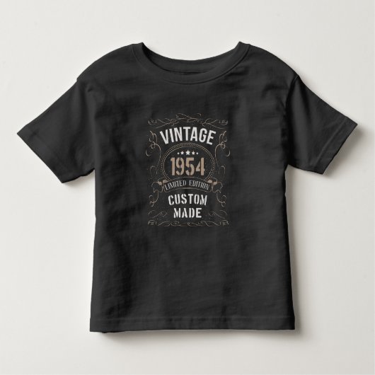 ヴィンテージ1954年限定版カスタム製 トドラーTシャツ (正面)