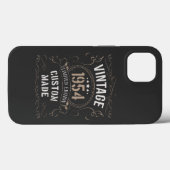 ヴィンテージ1954年限定版カスタム製 Case-Mate iPhoneケース (裏面 (横))