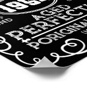 ヴィンテージ1954男の神話レジェンド67誕生日 ポスター (角)