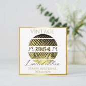 ヴィンテージ1954 70歳の誕生日金ゴールド カード (スタンド正面)