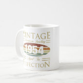 ヴィンテージ1954 70誕生日 コーヒーマグカップ (正面左)