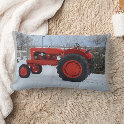 ヴィンテージ1955アリスチャーマーズWD45トラクター枕 ランバークッション (ブランケット)