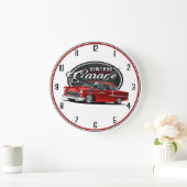 ヴィンテージ1955ガレージラージクロック ラージ壁時計 (ホーム)