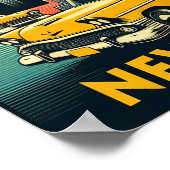 ヴィンテージ1955ニューヨークシティスカイライン ポスター (角)