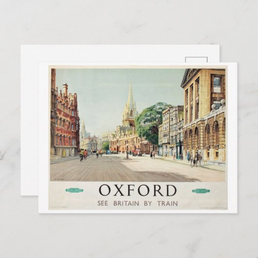 ヴィンテージ1955列車の旅はがきイギリスを参照 ポストカード (正面/裏面)