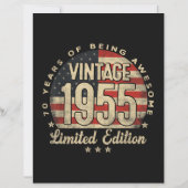 ヴィンテージ1955限定版70歳のギフトUSA (裏面)