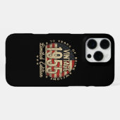 ヴィンテージ1955限定版70歳のギフトUSA iPhoneケース (裏面横)