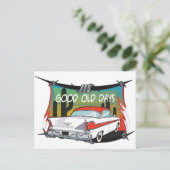 ヴィンテージ1957プリマス ポストカード (スタンド正面)