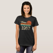 ヴィンテージ1957メイド1957 66誕生日服66 Tシャツ (正面フル)