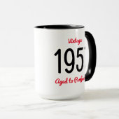 ヴィンテージ1957年から完全無欠60歳の誕生日パーティー マグカップ (正面右)