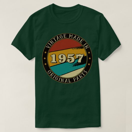 ヴィンテージ1957年製オリジナル部品 Tシャツ (デザイン正面)