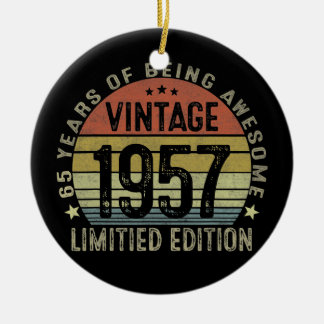 ヴィンテージ1957年限定65年贈答品 セラミックオーナメント