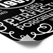 ヴィンテージ1957男の神話レジェンド64誕生日 ポスター (角)