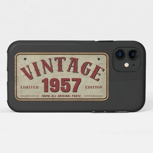 ヴィンテージ1957限定版 オールオリジナルパーツ Case-Mate iPhoneケース (裏面(横))