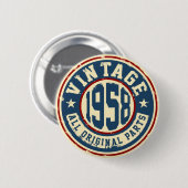 ヴィンテージ1958のすべてのオリジナルの部品 缶バッジ (正面&裏面)