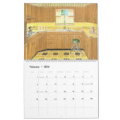 ヴィンテージ1958キッチンズクラシック- 1950年代の装飾 カレンダー (2月 2026)