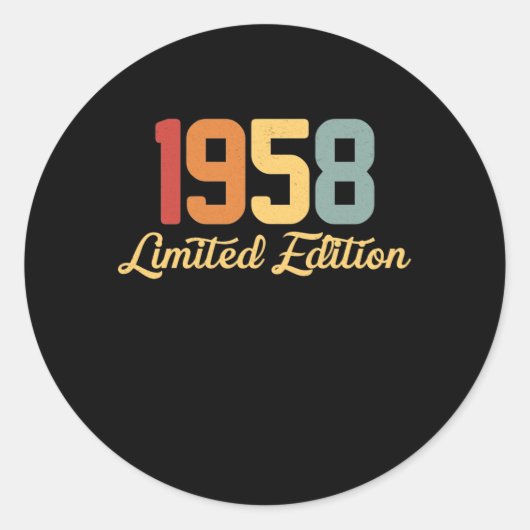 ヴィンテージ1958年限定版 ラウンドシール (正面)