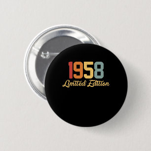 ヴィンテージ1958年限定版 缶バッジ