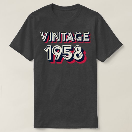 ヴィンテージ1958 Tシャツ (デザイン正面)