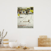 ヴィンテージ1959デンマーク旅行プロモーション ポスター (キッチン)