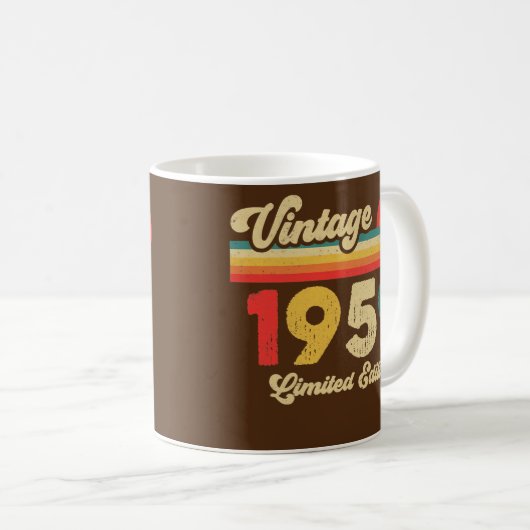 ヴィンテージ1959誕生日メンズ女性レトロ伝説 コーヒーマグカップ (正面右)