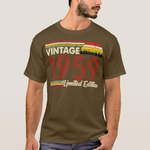 ヴィンテージ1959誕生日Shirt Limited Edition 1959 B Tシャツ