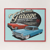 ヴィンテージ1960のクラシック車ジグソーパズル ジグソーパズル (横)