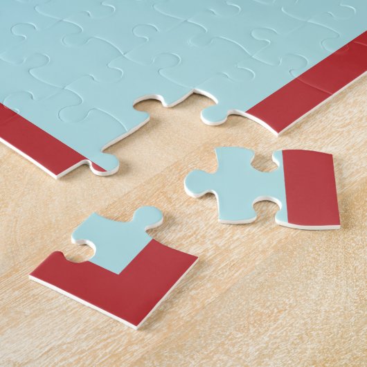 ヴィンテージ1960のクラシック車ジグソーパズル ジグソーパズル (側面)