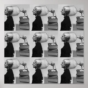 ヴィンテージ1960ヘア美しいショップのポスター母の日！ ポスター