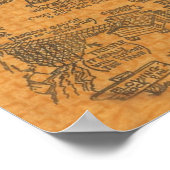 ヴィンテージ1960年代Tweetsie鉄道 ポスター (角)