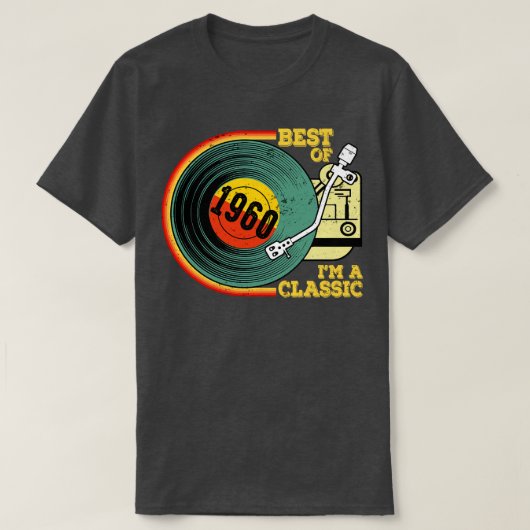 ヴィンテージ1960誕生日シャツアイムクラシック誕生日Sh Tシャツ (デザイン正面)