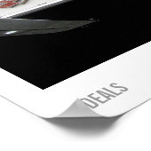 ヴィンテージ1960 Chevy Impalaバッジ写真 ポスター (角)