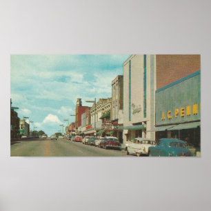 ヴィンテージ1960sステートズビル、ノースカロライナ ポスター