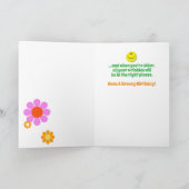 ヴィンテージ1960sビキニ碁レトロ誕生日カード カード (内部)