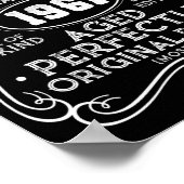 ヴィンテージ1961年のレトロ ポスター (角)