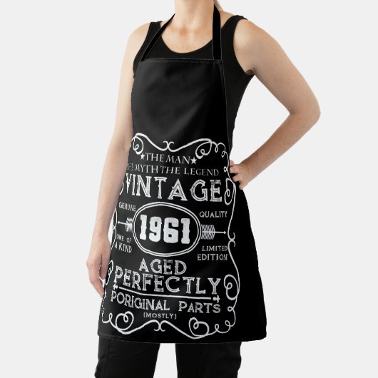 ヴィンテージ1961男の神話レジェンド60誕生日 エプロン (インサイチュ)