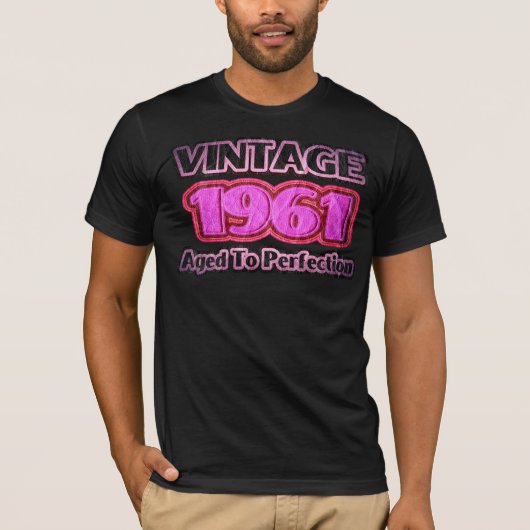 ヴィンテージ1961 – 完全熟成 Tシャツ (正面)