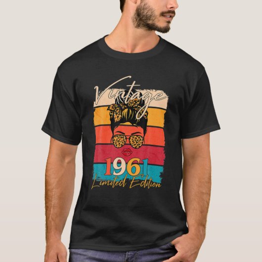 ヴィンテージ1961 60誕生日60歳Ed Tシャツ (正面)