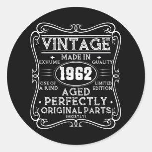 ヴィンテージ1962年レトロクラシック ラウンドシール