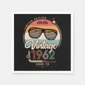 ヴィンテージ1962年以降 スタンダードカクテルナプキン (正面)