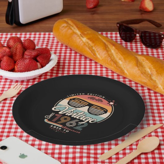 ヴィンテージ1962年以降 ペーパープレート (ピクニック)